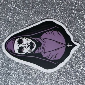 HORROR MOVIE waterproof sticker Nun